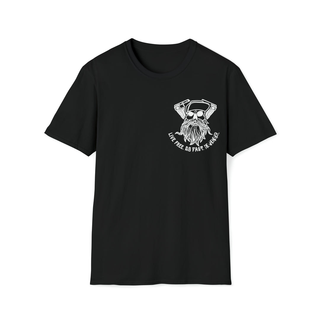 Performance Bagger Unisex Softstyle T-Shirt - Burnouts Garage Apparel
