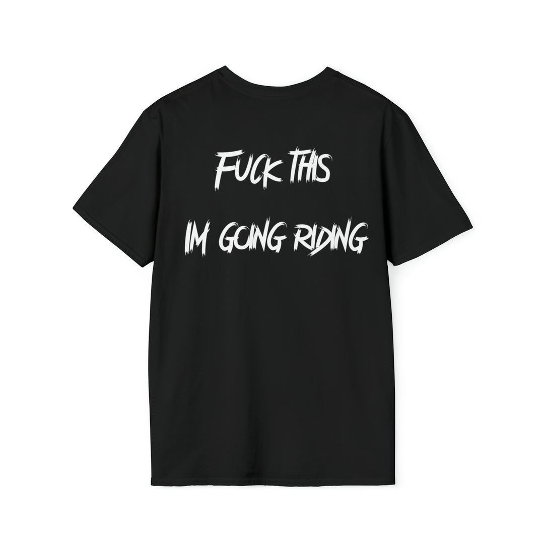Going Riding Unisex Softstyle T-Shirt - Burnouts Garage Apparel