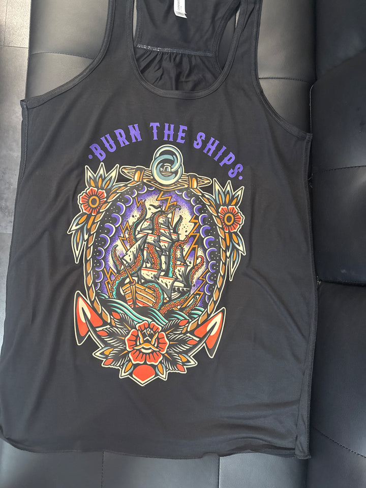 Burn the ships Womens Tank