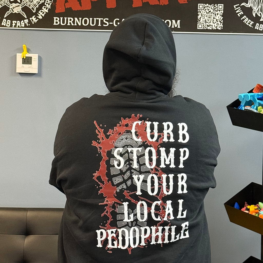 Curb Stomp Pullover Hoodie – Burnouts Garage Apparel