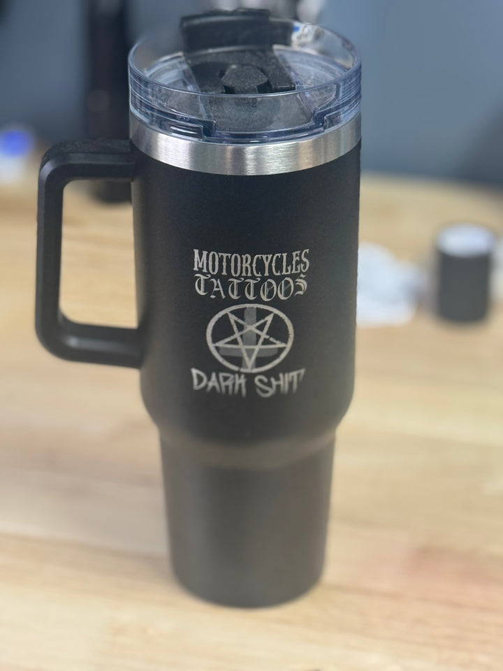Motorcycles, Tattoos, and Dark Shit Tumbler