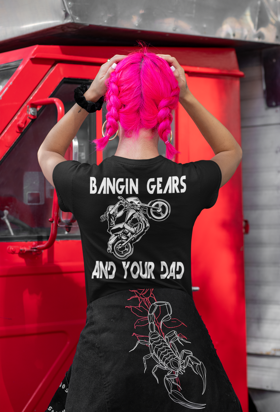Bangin Gears and Your Dad – Burnouts Garage Apparel