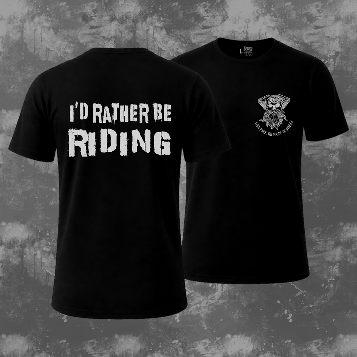 I’d Rather Be Riding Unisex T-Shirt