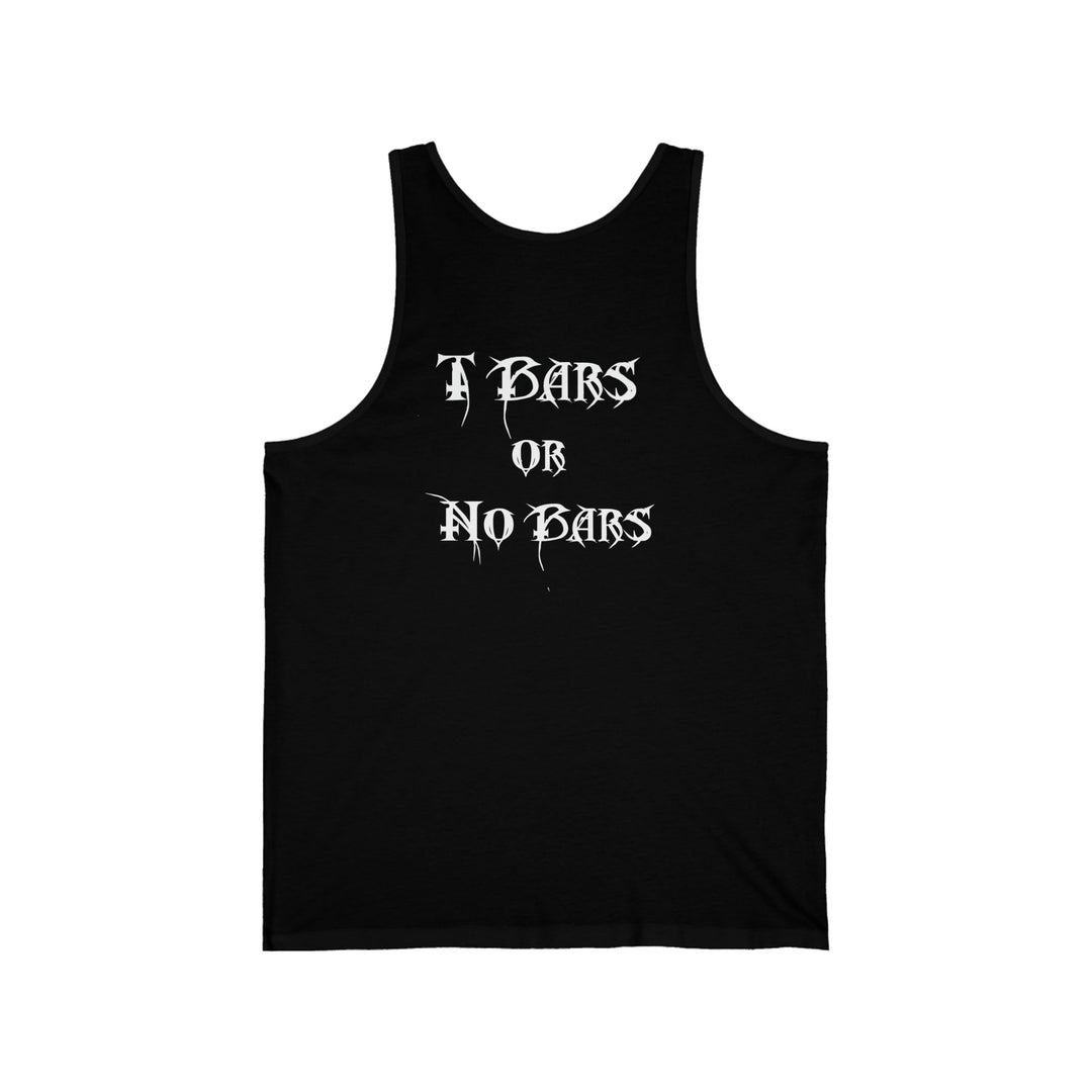 Burnouts B&W Unisex Jersey Tank - Burnouts Garage Apparel