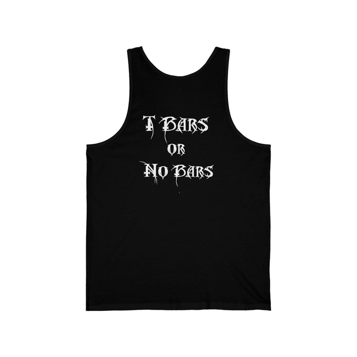 Burnouts B&W Unisex Jersey Tank - Burnouts Garage Apparel