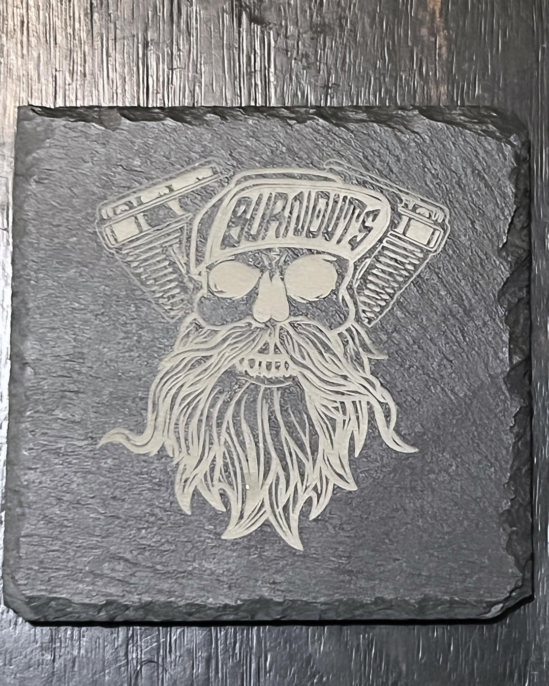 Burnouts Billy Slate Coasters - Burnouts Garage Apparel