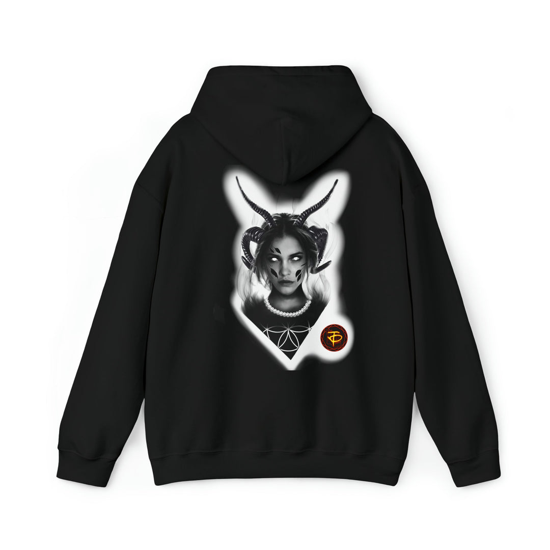 Evil Encarnate Hooded Sweatshirt - Burnouts Garage Apparel