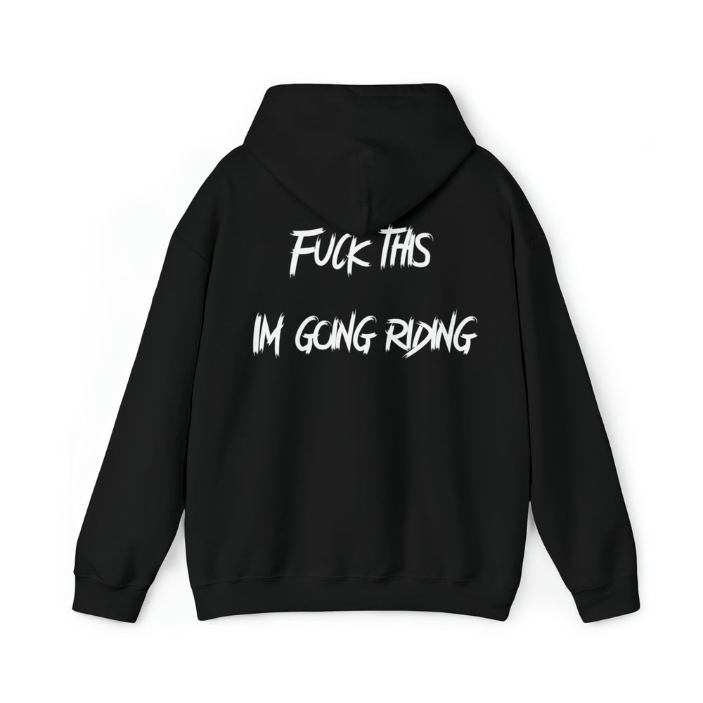 Going Riding Heavy Blend™ Hooded Sweatshirt - Burnouts Garage Apparel