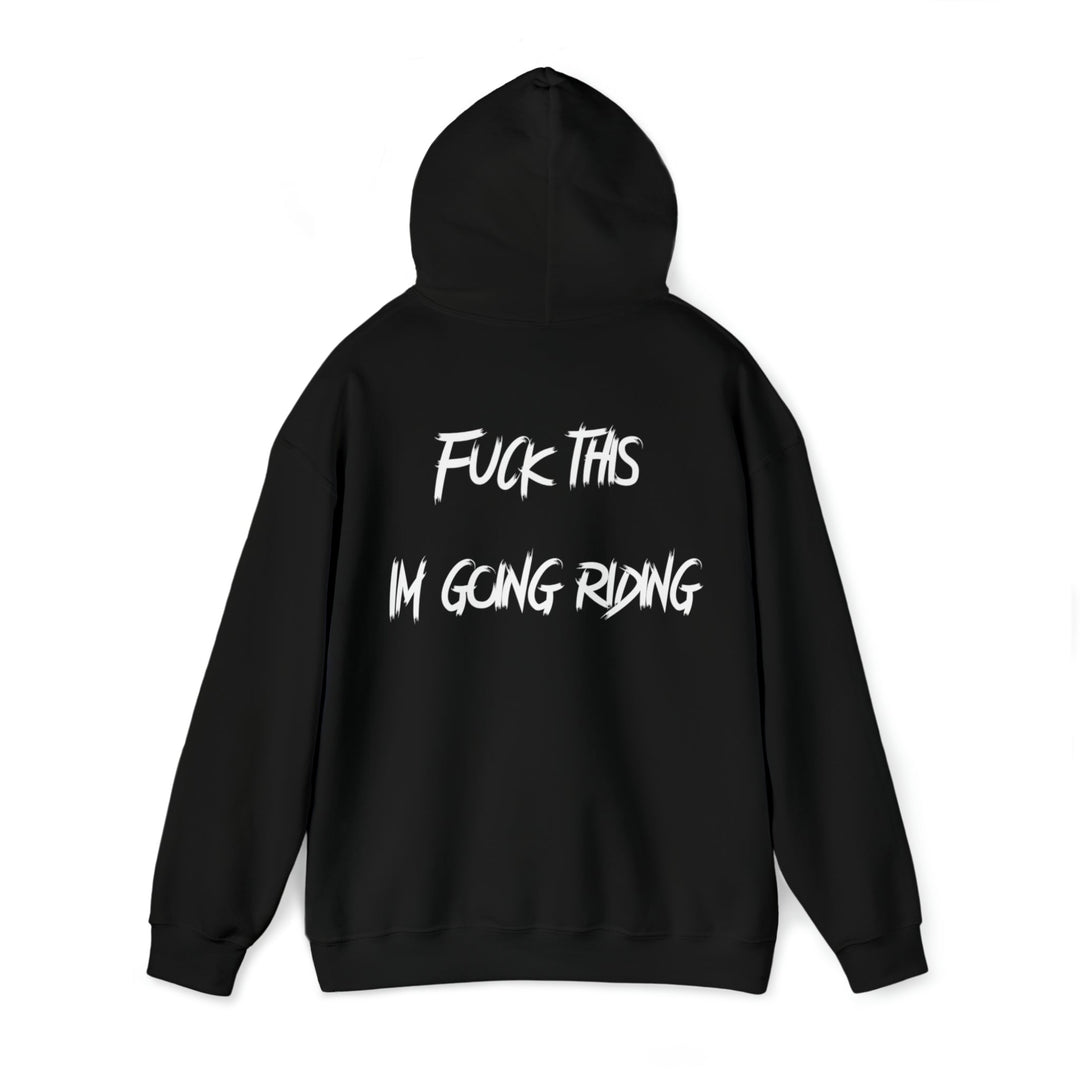 Going Riding Heavy Blend™ Hooded Sweatshirt - Burnouts Garage Apparel