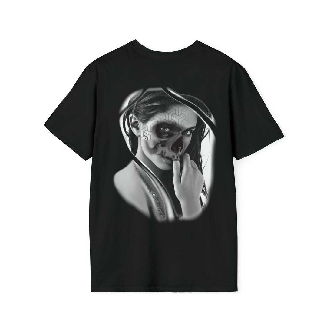 Lady of the Dark Unisex Softstyle T-Shirt - Burnouts Garage Apparel