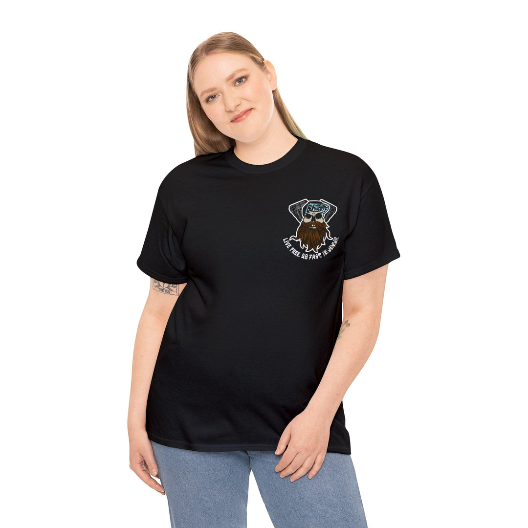 Lady Retro Unisex Heavy Cotton Tee - Burnouts Garage Apparel