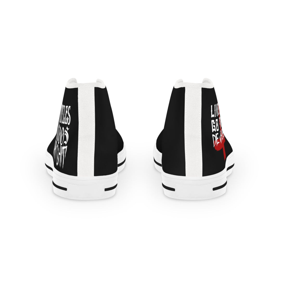 Men's High Top Sneakers - Burnouts Garage Apparel