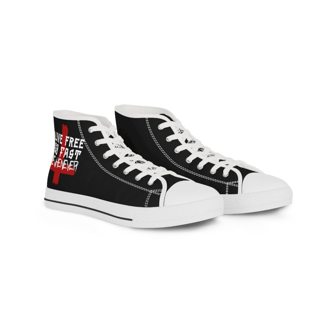 Men's High Top Sneakers - Burnouts Garage Apparel