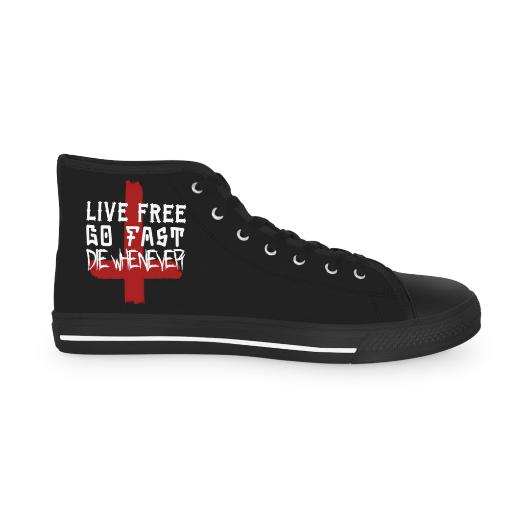 Men's High Top Sneakers - Burnouts Garage Apparel