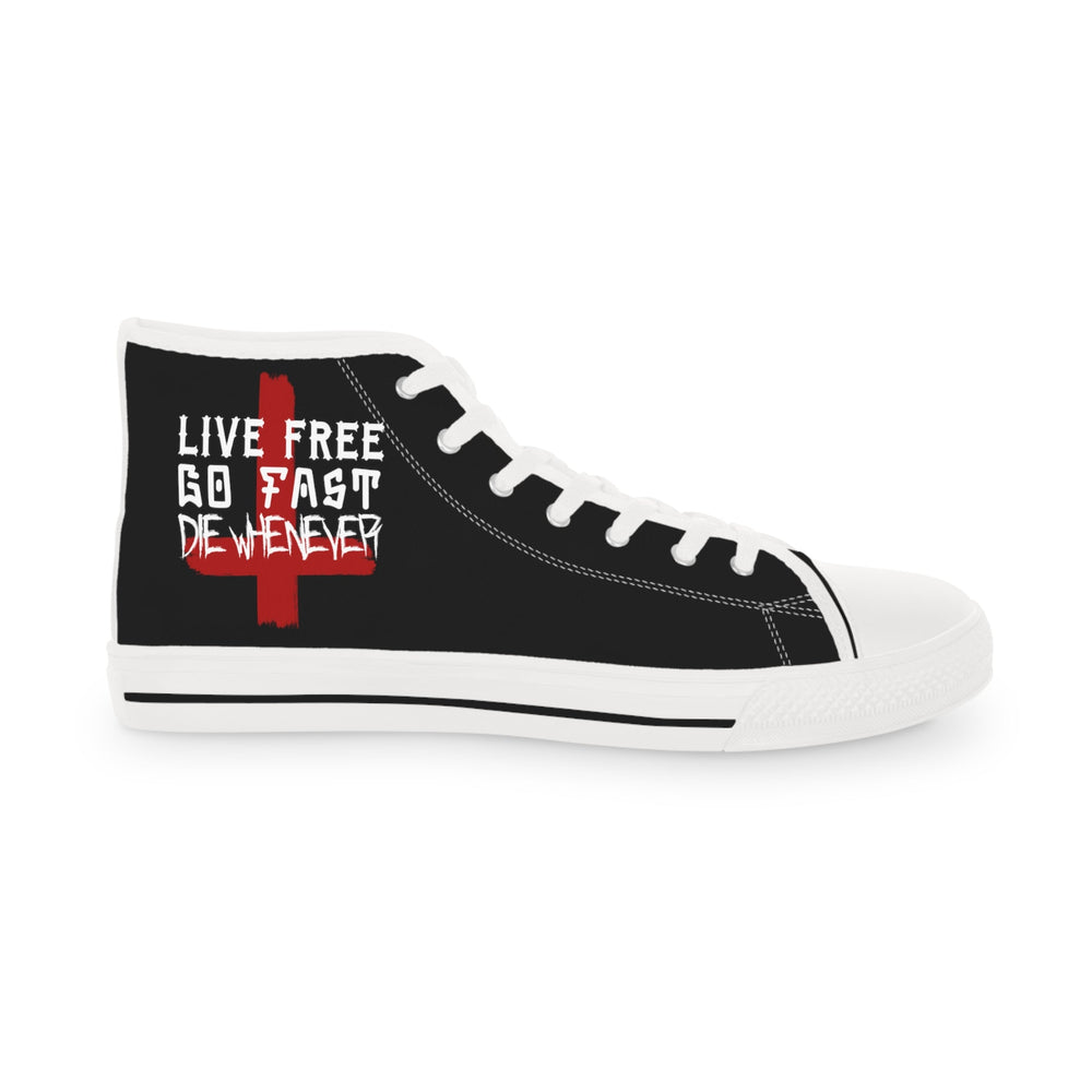 Men's High Top Sneakers - Burnouts Garage Apparel