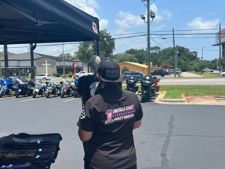 Motorcycles, Tattoos, Dark shit Trucker hat - Burnouts Garage Apparel