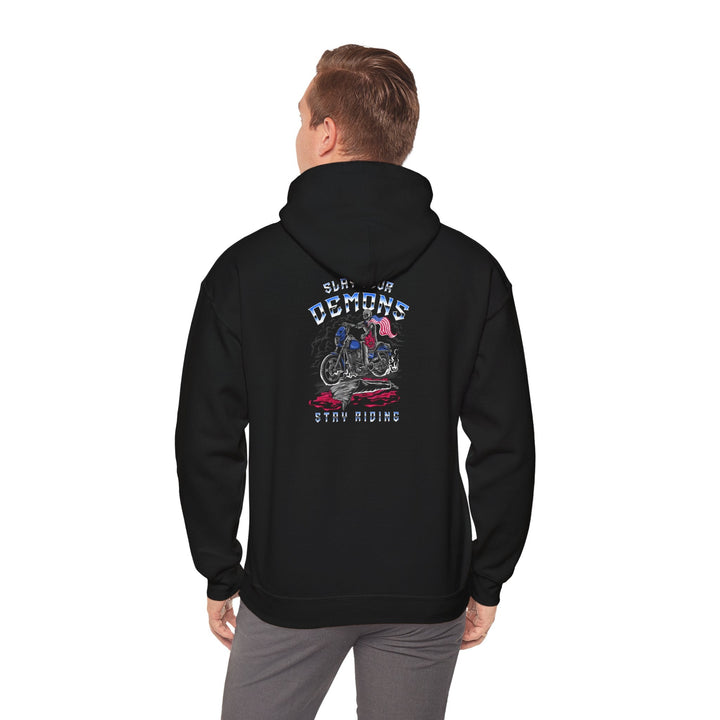 Slay Your Demons Hooded Sweatshirt - Hoodie Hoodies,