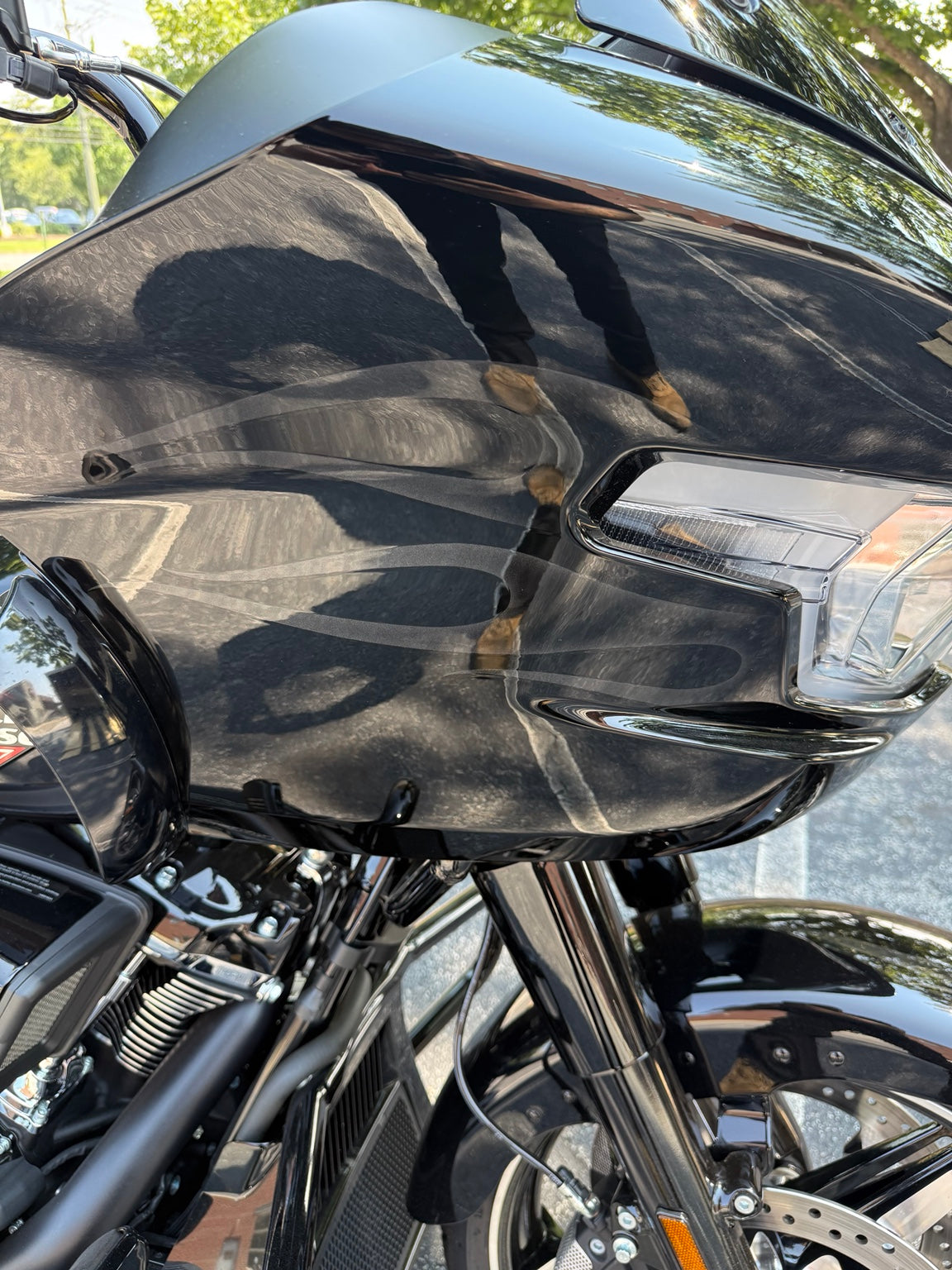 Our black Harley — the Burnouts way of life